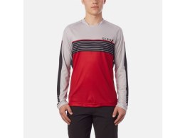 Koszulka męska GIRO ROUST JERSEY LS długi rękaw dark red 6 string roz. M (DWZ)