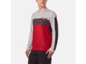 Koszulka męska GIRO ROUST JERSEY LS długi rękaw dark red 6 string roz. M (DWZ)