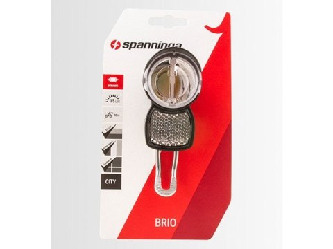 Lampka przednia SPANNINGA BRIO 15luxów/80 lumenów pod dynamo kabel 55cm (NEW) Lampka przednia SPANNINGA BRIO 15luxów/80 lumenów pod dynamo kabel 55cm (NEW)