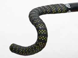 Owijka na kierownicę BIKE RIBBON DROPS gr.3,0mm czarno-żółta (NEW)