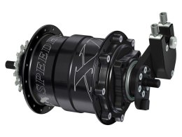 Piasta ROHLOFF SPEEDHUB 500/14 TS DB OEM XL 32 otw. Czarna, Zestaw (Pod oś gwintowaną TS/Hamulec Tarczowy/Adapter OEM/O.L.D.170m
