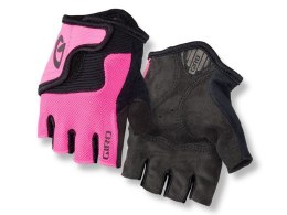 Rękawiczki juniorskie GIRO BRAVO JR krótki palec bright pink roz. L (obwód dłoni od 162 mm / dł. dłoni od 165 mm) (WYPRZEDAŻ -50