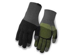 Rękawiczki zimowe GIRO KNIT MERINO WOOL długi palec grey black roz. L/XL (NEW)