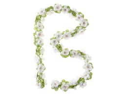 Wianek kwiatów BASIL FLOWER GARLAND biały (NEW)