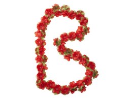 Wianek kwiatów BASIL FLOWER GARLAND czerwony (NEW)