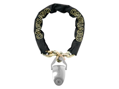 Zapięcie rowerowe ONGUARD MASTIFF ALARM 120dB 8305 ŁAŃCUCH 180cm*10mm - KŁÓDKA (NEW)
