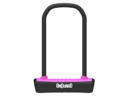 Zapięcie rowerowe ONGUARD NEON 8155PN U-LOCK MINI - 90mm 140mm - uchwyt + 2 Klucze różowe (NEW)