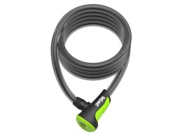 Zapięcie rowerowe ONGUARD NEON 8162GR Linka - 12mm 180cm - 2 x Klucze zielone