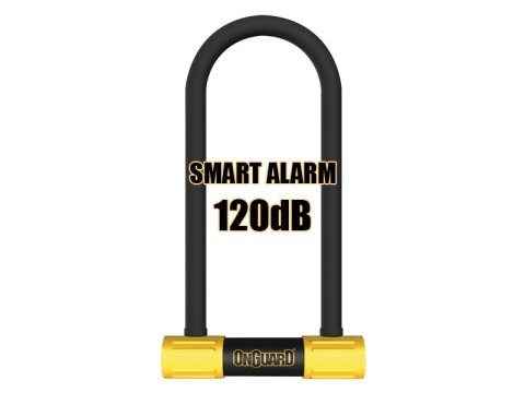 Zapięcie rowerowe ONGUARD Smart Alarm 8268 U-LOCK - 16mm 100mm 258mm - 5 x Klucze z kodem (NEW)