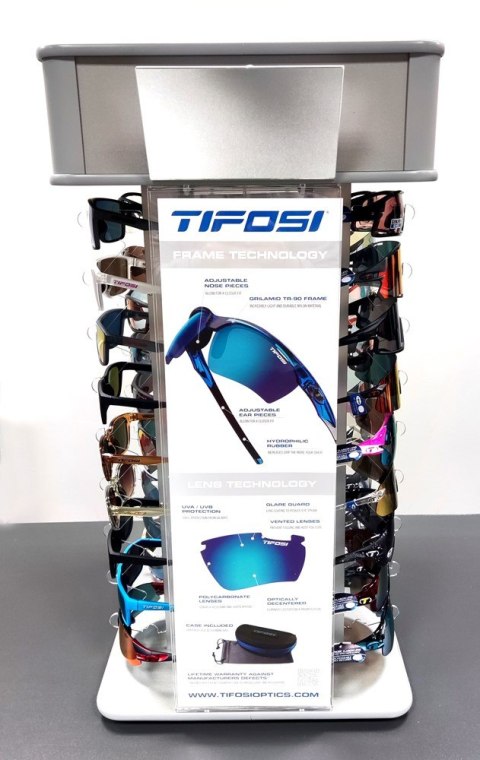 Ekspozytor TIFOSI 36 sztuk szary (NEW) Ekspozytor TIFOSI 36 sztuk szary (NEW)