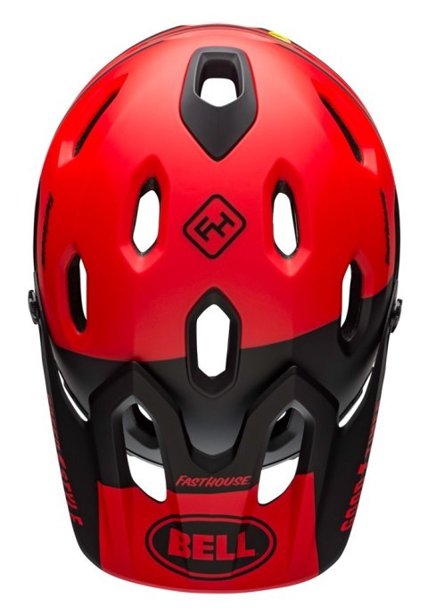 Kask full face BELL SUPER DH MIPS SPHERICAL fasthouse matte gloss red black roz. M (55-59 cm) (NEW). Kask full face BELL SUPER DH MIPS SPHERICAL fasthouse matte gloss red black roz. M (55-59 cm) (NEW).