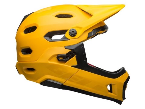 Kask full face BELL SUPER DH MIPS SPHERICAL matte gloss yellow black roz. S (52-56 cm) (NEW) Kask full face BELL SUPER DH MIPS SPHERICAL matte gloss yellow black roz. S (52-56 cm) (NEW)