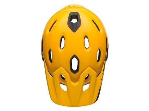 Kask full face BELL SUPER DH MIPS SPHERICAL matte gloss yellow black roz. S (52-56 cm) (NEW) Kask full face BELL SUPER DH MIPS SPHERICAL matte gloss yellow black roz. S (52-56 cm) (NEW)