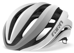 Kask szosowy GIRO AETHER SPHERICAL MIPS matte white silver roz. S (51-55 cm) (WYPRZEDAŻ -40%)