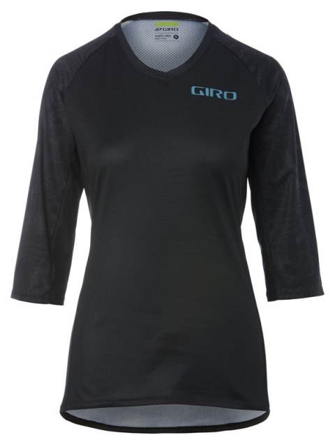 Koszulka damska GIRO ROUST JERSEY 3/4 rękaw black floral roz. S (DWZ) Koszulka damska GIRO ROUST JERSEY 3/4 rękaw black floral roz. S (DWZ)