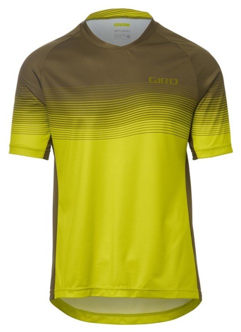 Koszulka męska GIRO ROUST JERSEY krótki rękaw citron green heatwave roz. M (DWZ) Koszulka męska GIRO ROUST JERSEY krótki rękaw citron green heatwave roz. M (DWZ)