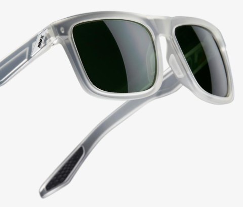 Okulary 100% BLAKE Matte Translucent Crystal Clear - Grey Green Lens (Szkła Szaro-Zielone, LT 12%) (WYPRZEDAŻ -45%) Okulary 100% BLAKE Matte Translucent Crystal Clear - Grey Green Lens (Szkła Szaro-Zielone, LT 12%) (WYPRZEDAŻ -45%)