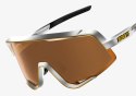 Okulary 100% GLENDALE Soft Tact Off White - Persimmon Lens (Szkło Pomarańczowe, LT 52% + Szkło Przeźroczyste, LT 93%) (WYPRZEDAŻ