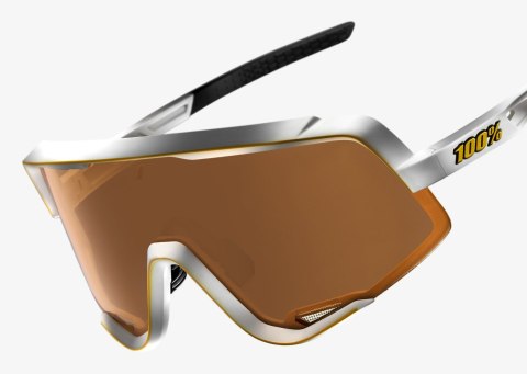 Okulary 100% GLENDALE Soft Tact Off White - Persimmon Lens (Szkło Pomarańczowe, LT 52% + Szkło Przeźroczyste, LT 93%) (WYPRZEDAŻ Okulary 100% GLENDALE Soft Tact Off White - Persimmon Lens (Szkło Pomarańczowe, LT 52% + Szkło Przeźroczyste, LT 93%) (WYPRZEDAŻ