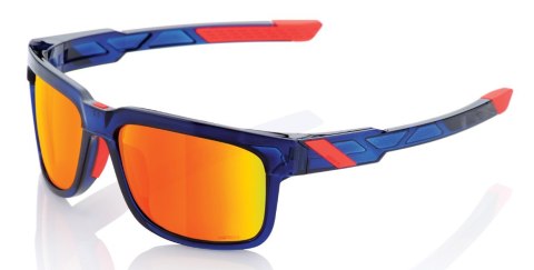 Okulary 100% TYPE-S Anthem - HiPER Red Multilayer Mirror Lens (Szkła Czerwone Lustrzane Wielowarstwowe, LT 21%) (WYPRZEDAŻ -45%)