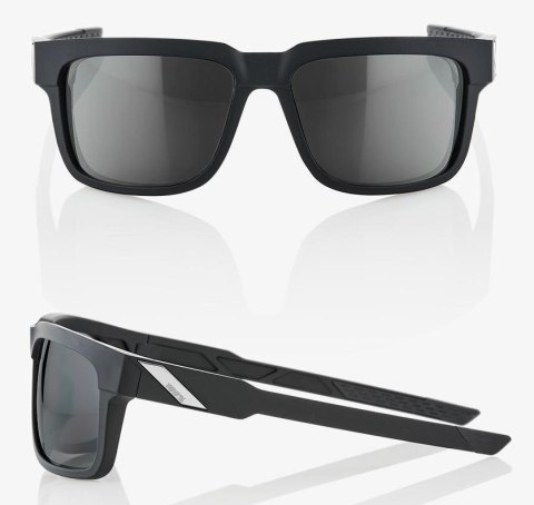 Okulary 100% TYPE-S Soft Tact Black - Smoke Lens (Szkła Czarne Smoke, LT 12%) (WYPRZEDAŻ -45%) Okulary 100% TYPE-S Soft Tact Black - Smoke Lens (Szkła Czarne Smoke, LT 12%) (WYPRZEDAŻ -45%)