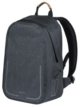 Plecak BASIL URBAN DRY BACKPACK 18L, mocowanie na haki Hook-On System, charcoal melee (NEW)