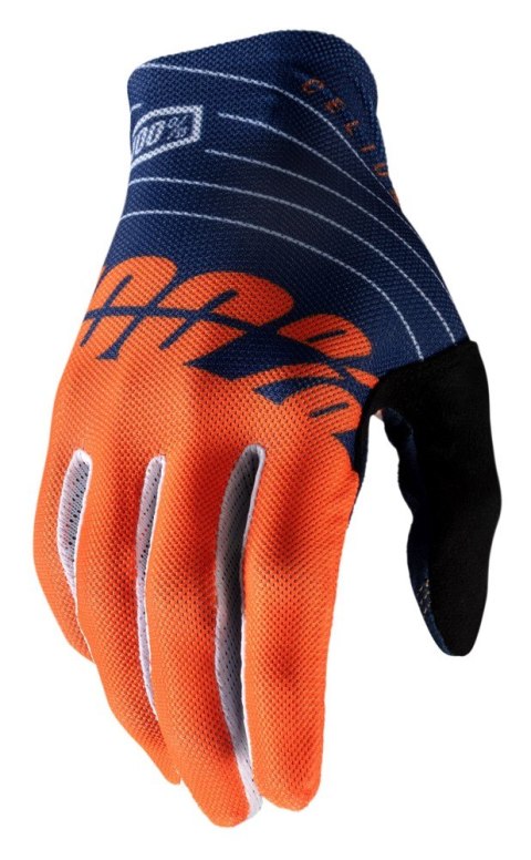 Rękawiczki 100% CELIUM Glove navy orange roz. XL (długość dłoni 200-209 mm) (DWZ)