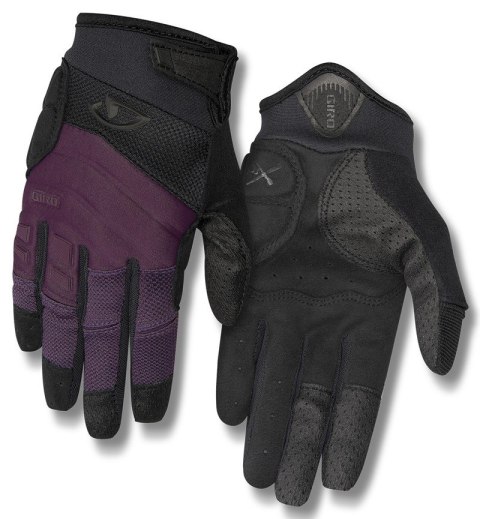 Rękawiczki damskie GIRO XENA długi palec dusty purple black roz. S (obwód dłoni 155-169 mm / dł. dłoni 160-169 mm) (WYPRZEDAŻ -5 Rękawiczki damskie GIRO XENA długi palec dusty purple black roz. S (obwód dłoni 155-169 mm / dł. dłoni 160-169 mm) (WYPRZEDAŻ -5
