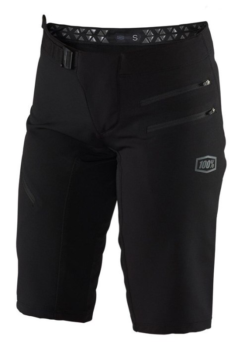 Szorty damskie 100% AIRMATIC Womens Shorts Black roz. M (WYPRZEDAŻ -50%)