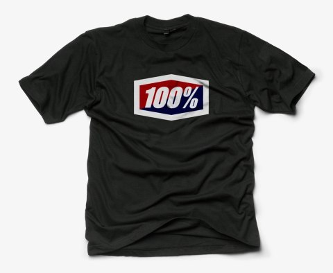 T-shirt 100% OFFICIAL krótki rękaw black roz. L (WYPRZEDAŻ -50%)