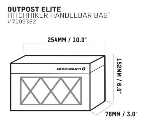 Torba na kierownicę BLACKBURN OUTPOST ELITE HITCHHIKER BAG czarna (NEW) Torba na kierownicę BLACKBURN OUTPOST ELITE HITCHHIKER BAG czarna (NEW)
