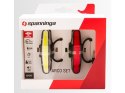 Zestaw lampki SPANNINGA ARCO usb przód 80 lumenów, ARCO usb tył 30 lumenów czarna (NEW)