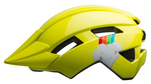 Kask dziecięcy BELL SIDETRACK II double rainbow gloss yellow roz. Uniwersalny (45-52 cm) (NEW). Kask dziecięcy BELL SIDETRACK II double rainbow gloss yellow roz. Uniwersalny (45-52 cm) (NEW).