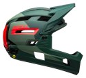 Kask full face BELL SUPER AIR R MIPS SPHERICAL matte gloss green infrared roz. M (55-59 cm) (NEW)