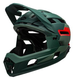 Kask full face BELL SUPER AIR R MIPS SPHERICAL matte gloss green infrared roz. M (55-59 cm) (NEW)