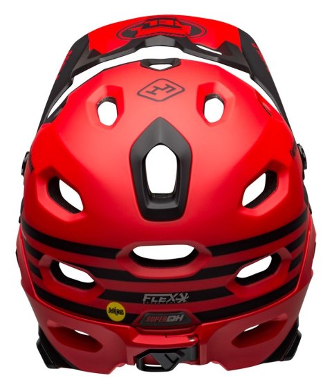 Kask full face BELL SUPER DH MIPS SPHERICAL fasthouse matte gloss red black roz. L (58-62 cm) (NEW). Kask full face BELL SUPER DH MIPS SPHERICAL fasthouse matte gloss red black roz. L (58-62 cm) (NEW).