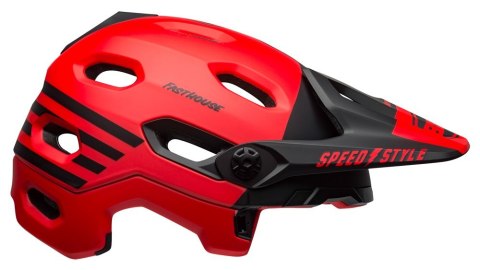 Kask full face BELL SUPER DH MIPS SPHERICAL fasthouse matte gloss red black roz. L (58-62 cm) (NEW). Kask full face BELL SUPER DH MIPS SPHERICAL fasthouse matte gloss red black roz. L (58-62 cm) (NEW).