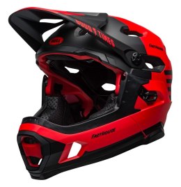 Kask full face BELL SUPER DH MIPS SPHERICAL fasthouse matte gloss red black roz. S (52-56 cm) (NEW).