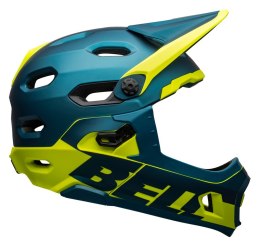 Kask full face BELL SUPER DH MIPS SPHERICAL matte gloss blue hi-viz roz. S (52-56 cm) (NEW).