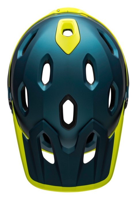 Kask full face BELL SUPER DH MIPS SPHERICAL matte gloss blue hi-viz roz. S (52-56 cm) (NEW). Kask full face BELL SUPER DH MIPS SPHERICAL matte gloss blue hi-viz roz. S (52-56 cm) (NEW).