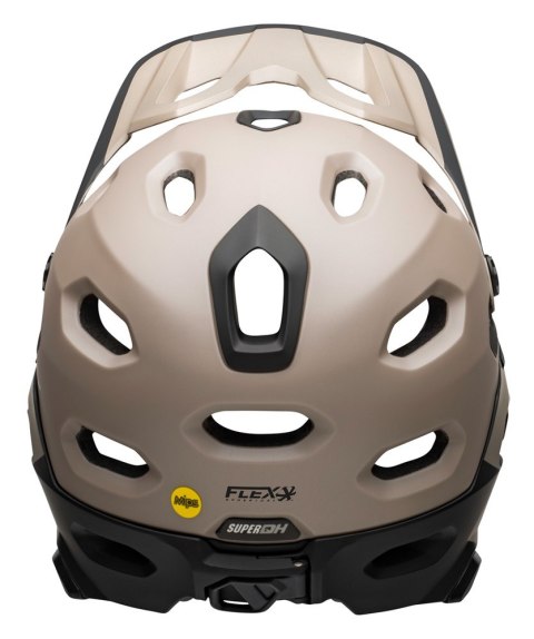 Kask full face BELL SUPER DH MIPS SPHERICAL matte gloss sand black roz. M (55-59 cm) (NEW) Kask full face BELL SUPER DH MIPS SPHERICAL matte gloss sand black roz. M (55-59 cm) (NEW)