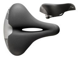 Siodło SELLE ITALIA SPORTOURING T 2 FLOW S (id match L2), Fec Alloy Rail, Light Gel, 671g (NEW)