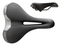 Siodło SELLE ITALIA SPORTOURING T 3 FLOW S (id match S2), Fec Alloy Rail, Light Gel, 480g (NEW)