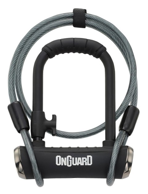 Zapięcie rowerowe ONGUARD PitBull Mini DT X-SERIES 8008 U-LOCK - 14mm 90mm 140mm - 5 x Klucze z kodem + linka 10mm 120cm (NEW)