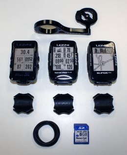 Zestaw LEZYNE VIDEO DISPLAY GPS POP uniwersalny, atrapy nowych modeli liczników i karta sd z filmami (WYPRZEDAŻ -50%)