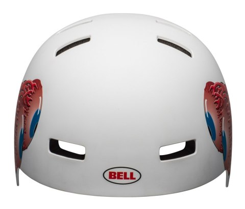 Kask bmx BELL LOCAL matte white eyes roz. S (51-55 cm) Kask bmx BELL LOCAL matte white eyes roz. S (51-55 cm)