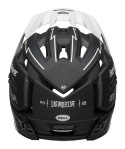 Kask full face BELL SUPER AIR R MIPS SPHERICAL matte black white fasthouse roz. L (59-63 cm) (NEW).