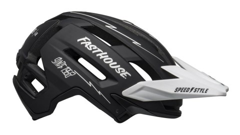 Kask full face BELL SUPER AIR R MIPS SPHERICAL matte black white fasthouse roz. M (55-59 cm) (NEW). Kask full face BELL SUPER AIR R MIPS SPHERICAL matte black white fasthouse roz. M (55-59 cm) (NEW).