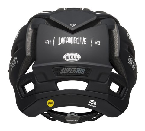 Kask full face BELL SUPER AIR R MIPS SPHERICAL matte black white fasthouse roz. M (55-59 cm) (NEW). Kask full face BELL SUPER AIR R MIPS SPHERICAL matte black white fasthouse roz. M (55-59 cm) (NEW).