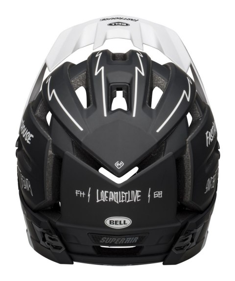 Kask full face BELL SUPER AIR R MIPS SPHERICAL matte black white fasthouse roz. S (52-56 cm) (NEW). Kask full face BELL SUPER AIR R MIPS SPHERICAL matte black white fasthouse roz. S (52-56 cm) (NEW).